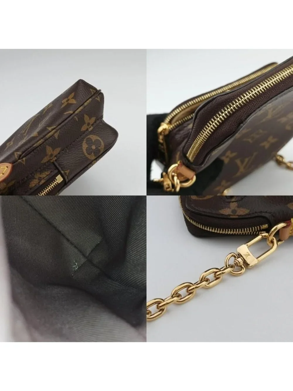 Louis Vuitton Utility Monogram Brown Canvas Shoulder Bag